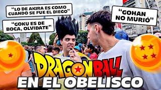 REACCIÓN DE DRAGON BALL EN EL OBELISCO  HOMENAJE AKIRA TORIYAMA [upl. by Yrahcaz637]