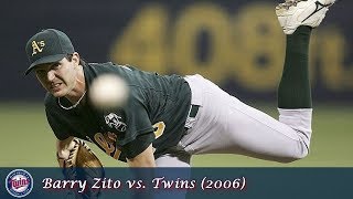 Oakland As Pitching Performances Episode 15  Barry Zito vs Twins 2006 [upl. by Yanrahc686]