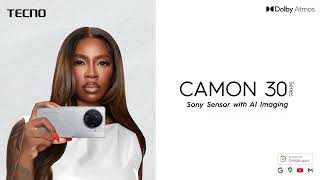 TECNO CAMON 30  Sony Sensor with AI Imaging [upl. by Wilber]