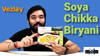 Soya Chikka Biryani  Vezlay Product Review  Plant Based Food [upl. by Janek]