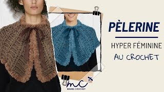 Comment faire une pèlerine cacheépaules quotAgnèsquot toutes tailles au crochet tuto facile [upl. by Ciredor]