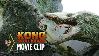 Kong Skull Island  Kong vs Skullcrawler  Warner Bros Entertainment [upl. by Salter]