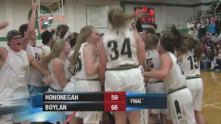 Boylan holds off Hononegah in NIC10 girls showdown [upl. by Ennaoj366]