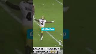 College Football Player Hits the Griddy after flopping 😂 foryou [upl. by Terena]