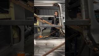 Making the inner roof structure of the stout sheetmetal fabrication roofchop custom [upl. by Cathyleen]