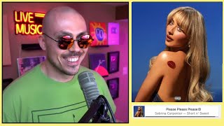 fantano reacts to sabrina carpenter  quotplease please pleasequot [upl. by Navonoj436]