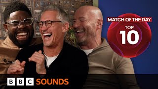 Gary Lineker Alan Shearer amp Micah Richards funniest moments  Match of the Day Top 10  Series 8 [upl. by Iorgo]