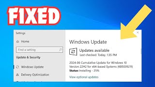 Fix KB5039211 Update Not Installing In Windows 10 [upl. by Naylor732]