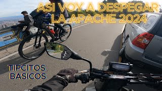 COMO DESPEGAR UNA MOTOAPACHE 160 4V FI ABS 2024 [upl. by Chickie]