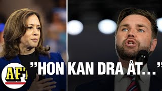 JD Vance svär åt Kamala Harris [upl. by Eleanora602]