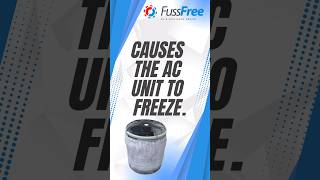 Is your AC unit freezing up 🥶 Keep it cool and running smoothly with regular maintenance hvac [upl. by Elsworth]