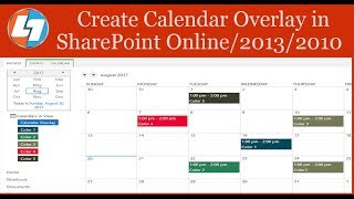 how to create color coded calendar in SharePoint 2013 [upl. by Mohamed]