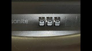 Samsonite Briefcase  Cracking the Code in Minutes [upl. by Ariane]