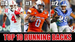 Top 10 Running Backs in the 2025 NFL Draft  Summer Scouting [upl. by Suivatal]