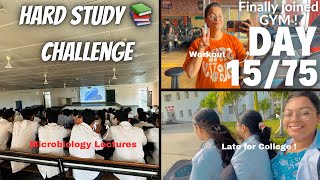 Day 1575 Hard study📚Challenge 1st day in gym 🏋️‍♀️Studying for 6hrs 🥲 medico mbbs studyvlog [upl. by Airom]