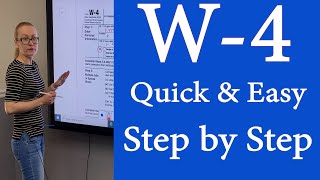 W4  w4 tax form How to fill out tax form W4 Employee Withholding Certificate IRS tax form W4 [upl. by Heater865]