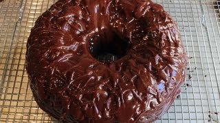 Chocolate Sour Cream Bundt Cake  Easiest Chocolate Cake Recipe Ever [upl. by Lavery563]