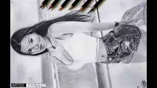 Keilah Kang Sketch Only With Graphite Pencil [upl. by Lotsyrk]