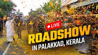 LIVE PM Shri Narendra Modis massive roadshow in Palakkad Kerala [upl. by Eniretak266]