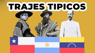 Trajes típicos de LATINOS CHILE ❤ ARGENTINA ❤ VENEZUELA [upl. by Christoffer]