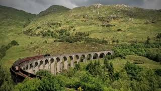 Schottland 5 Glenfinnan  The Jacobite Steam Train  Hogwarts Express [upl. by Notslar]