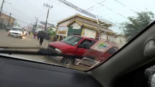 Belize City Flood October 18th 2015 [upl. by Grosmark]