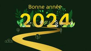 Carte de vœux virtuelle bonne année 2024 🍃☘️ FX181  Vidéostorytelling by Néologis [upl. by Konstanze]