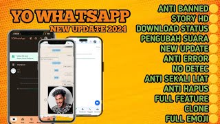 YOWhatsapp Versi Terbaru 2024  Whatsapp mod anti banned YoWhatsapp New Update  Wa mod terbaru [upl. by Neoma]