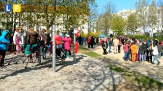 Neuer Klettergarten für 66 Grundschule [upl. by Tannenbaum]