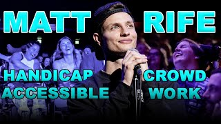 HANDICAP CROWD WORK COMPILATION Matt Rife [upl. by Marijane]