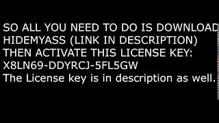 HideMyASS VPN Pro LICENSE KEY 2018 [upl. by Akinnor143]