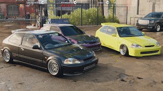 NFS Unbound Online  584HP EK9 Civic Build  Honda Meet HWY Street Racing DragsRolls [upl. by Bass508]