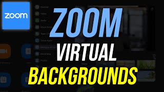 How to Change your Background in Zoom  2024 Update [upl. by Ayin787]