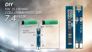 How to make 74  84V DC 2 Battery BMS 2S 18650 circuit potection Diagram [upl. by Yraeg]