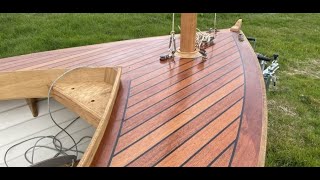 Paul Gartside Yaquina Bay OneDesign Wooden Boat [upl. by Erreipnaej]