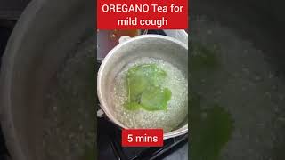 How to prepare natural remedy for mild cough with oregano leaf lemon and honey [upl. by Namlak]