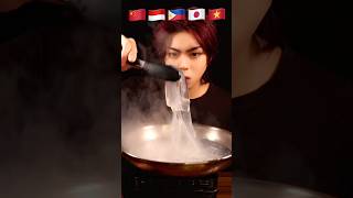 How to eat plasticlike ramen in the world 🌏🤯💭 shorts mukbang asmrfood challenge [upl. by Viehmann]