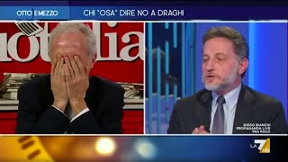 Draghi Giannini vs Travaglio quotDa quando è stato incaricatoquot quotNon tirare fuori lo spreadquot [upl. by Eintirb431]