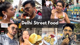 Delhi Street Food  Lajpat Nagar Market Food  Noida Street Food 🥟🌽🍜 streetfood delhistreetfood [upl. by Aetnahs]