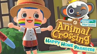 Un grand projet  NOTRE ECOLE INSULAIRE  🏫 ANIMAL CROSSING HAPPY HOME PARADISE 07 [upl. by Nollaf]