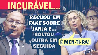 REPARE COMO ELE GRITA NA HORA DA FAKE SOBRE JANJA E FALA BAIXINHO NA HORA DO quotRECUOquot  Cortes 247 [upl. by Letsyrk]