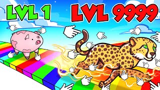 FASTEST In Animal Race Clicker roblox [upl. by Domenic]