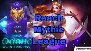 Odette Mythic League Gameplay Mobile Legends Odette gameplay mlbb [upl. by Nnayar103]