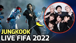 BTS Members Reaction to Jungkook DREAMERS Live Performance at FIFA 2022 [upl. by Neirad]