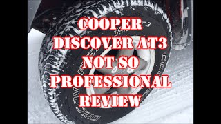 COOPER DISCOVER AT3 NOT SO PROFESSIONAL REVIEW [upl. by Hamforrd]