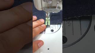 Crea costura inglesa en tu Maquina de Coser Recta [upl. by Meerak235]