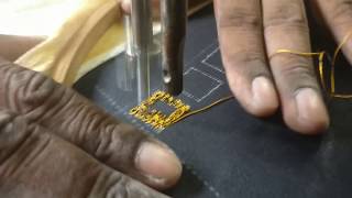 How to do decorative patterns using machine embroidery design [upl. by Ariak12]