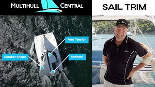 How to Trim Sails on a Catamaran from the Seawind Regatta [upl. by Halimeda]