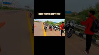 Ns200 Vs Duke200 Vs R15 v4🔥 Powar motovlog vlog trending shortvideo motovlog [upl. by Grand]