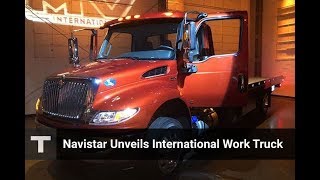 Navistar Unveils NEW International MV Work Truck [upl. by Akiret]